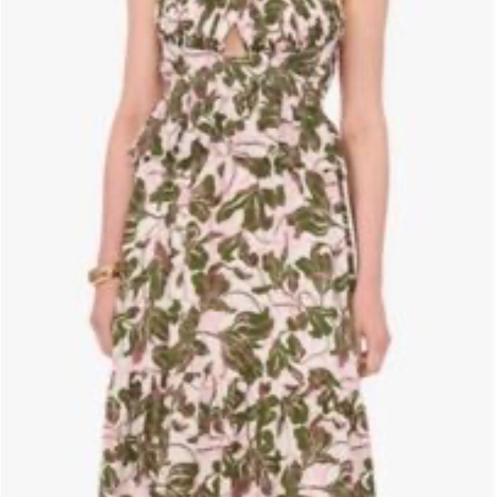 Parker Pink and Green Floral Maxi Set